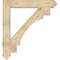 Ekena Millwork Merced Arts & Crafts Rough Sawn Bracket, Douglas Fir, 6"W x 44"D x 48"H BKT06X44X48MRC03RDF - alternate 4